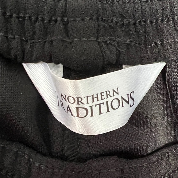 Classic Black Straight Leg Women's Pants - Picture 2 of 5